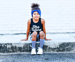 Bright Blue Check YaSelf Socks - Sweet Reasons