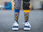 Confetti Checkers Socks - Sweet Reasons