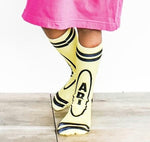 Yellow Crayon Socks - Sweet Reasons