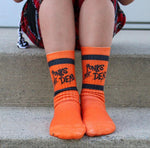Neon Orange PND Tube Socks - Sweet Reasons