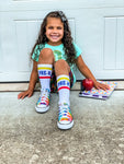 School Tube Socks: Choose Your Grade, Phrase or Name! - Sweet Reasons