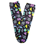 Abstract 80s Love Socks - Sweet Reasons