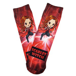 Scarlet Witch Chibi Socks RTS