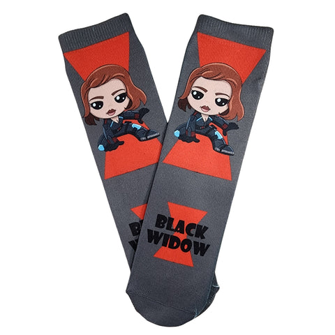 Black Widow Chibi Socks RTS - Sweet Reasons