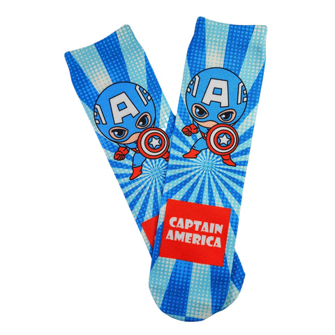 Captain America Chibi Socks - Sweet Reasons