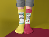 Ketchup & Mustard Socks - Sweet Reasons