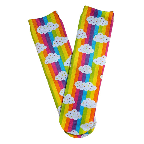 Cloudy With A Chance of Rainbows Socks - Sweet Reasons