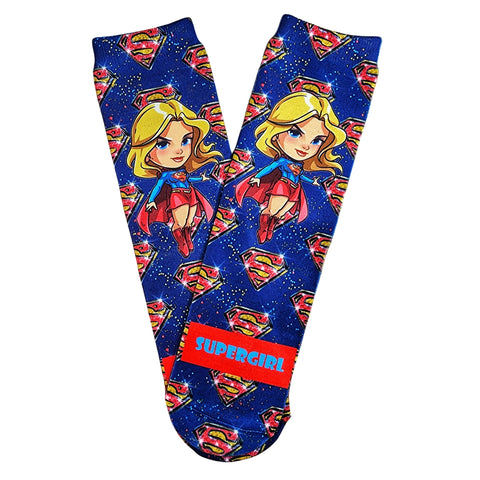 Supergirl Chibi Socks RTS - Sweet Reasons