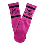 Hot Pink PND Tube Socks - Sweet Reasons