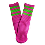 Hot Pink Tube Socks - Sweet Reasons