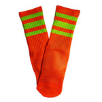Neon Orange Tube Socks - Sweet Reasons