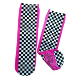 Hot Pink Check YaSelf Socks - Sweet Reasons