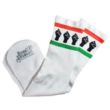 Juneteenth Fist Tube Socks - Sweet Reasons