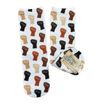 Unity Fists Socks (on white) - Sweet Reasons