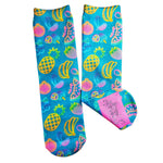 Turquoise Neon Fruits Socks - Sweet Reasons