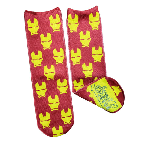 Iron Man Logos Socks - Sweet Reasons