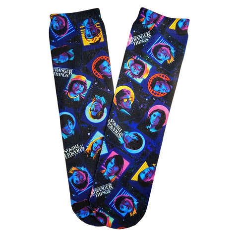Neon Retro Stranger Things Socks - Sweet Reasons
