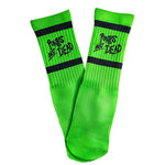 Neon Green PND Tube Socks - Sweet Reasons
