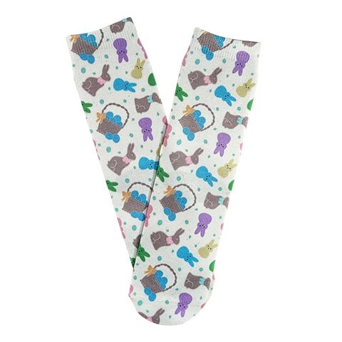 Chocolate Easter Bunny Socks RTS