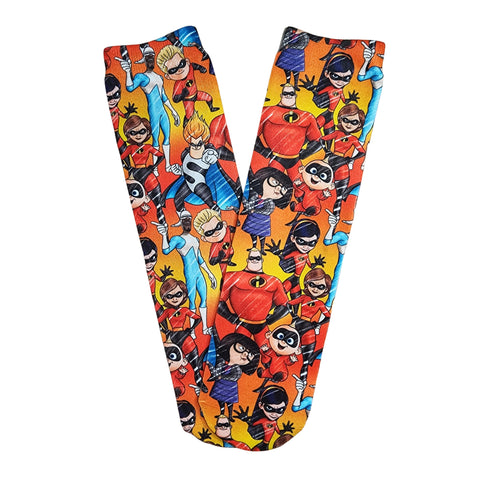 Incredibles Collage Socks - Sweet Reasons