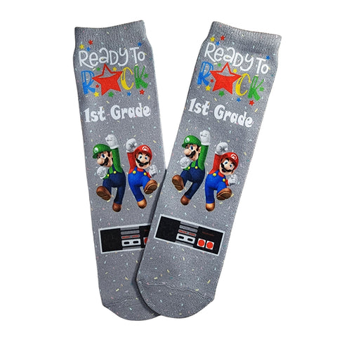 Ready to Rock Mario Bros Socks - Sweet Reasons