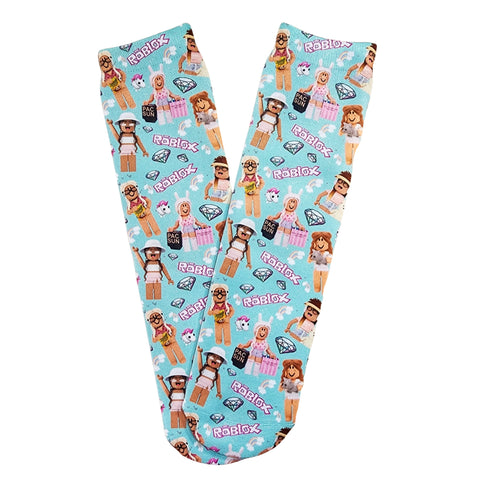 Aqua Roblox Socks - Sweet Reasons
