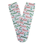 Reindeer Names Socks