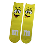 Yellow M&M Socks - Sweet Reasons