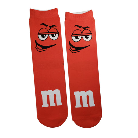 Red M&M Socks - Sweet Reasons