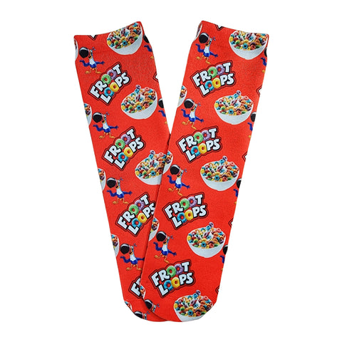 Froot Loops Cereal Box Socks - Sweet Reasons