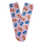 Bluey Hearts Socks