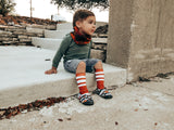 Burnt Orange Full Colored Tube Socks - Sweet Reasons