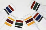 Fall Retro Tube Socks - Burgundy & Gold - Sweet Reasons