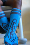 Blue Crayon Socks - Sweet Reasons