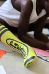 Yellow Crayon Socks - Sweet Reasons