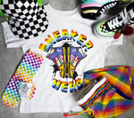 Rainbow Checkered Socks - Sweet Reasons