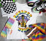 Rainbow Checkered Socks - Sweet Reasons