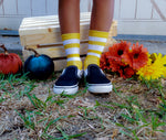 Autumn Rainbow Full Colored Tube Socks Sox Box - Fall Edition - Sweet Reasons