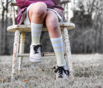 Pastel Yellow Tube Socks - Sweet Reasons