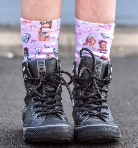 Pink Roblox Socks - Sweet Reasons