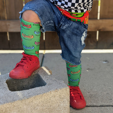 TMNT Mask Socks - Sweet Reasons