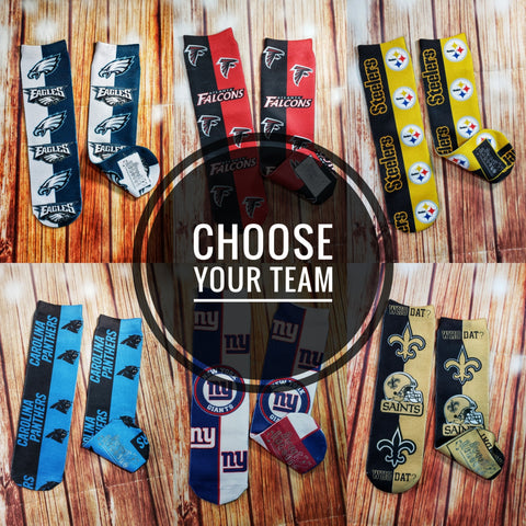 Football Team Socks, Choose Your Team - Sweet Reasons