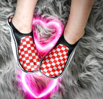 Red Checkered Vans Inspired Socks - Sweet Reasons