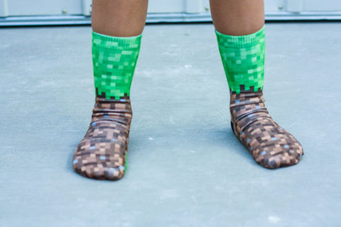 Grass Block Socks - Sweet Reasons