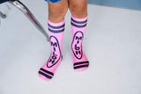 Pink Crayon Socks - Sweet Reasons
