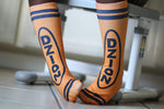 Orange Crayon Socks - Sweet Reasons